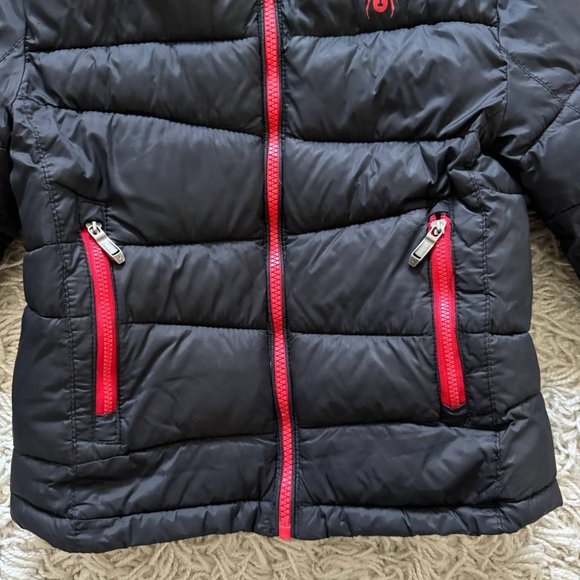 Spyder Black and Red Kids Jacket - Picture 5 of 8